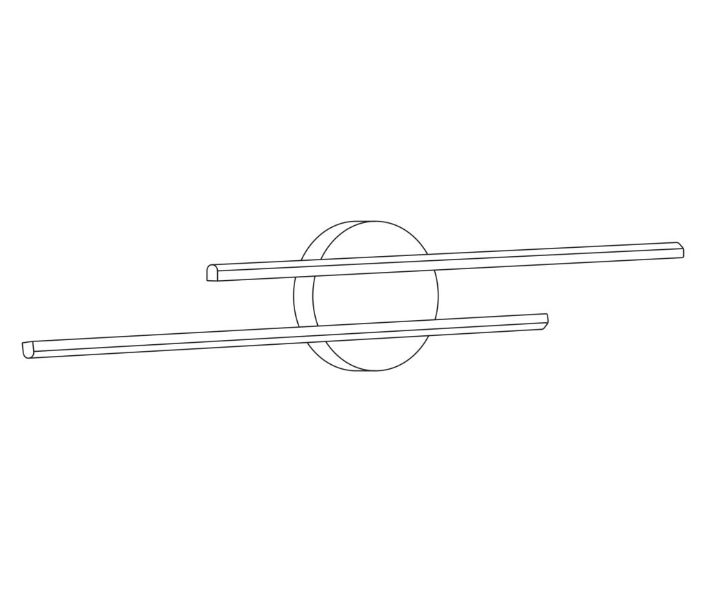 Kép- és tükör LED lámpa TOUQUES Fém Arany - 3