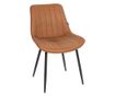 Étkezőszék kétdarabos szettben DUBROVNIK Műbőr Barna thumbnail 4