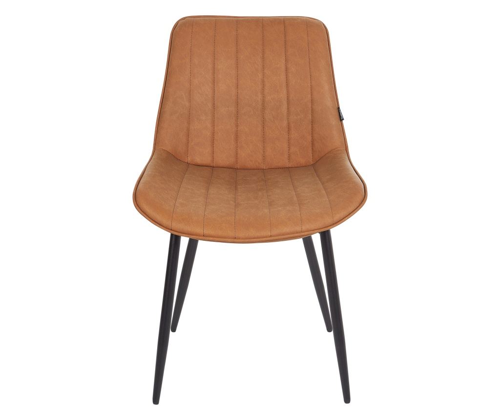 Étkezőszék kétdarabos szettben DUBROVNIK Műbőr Barna - 5