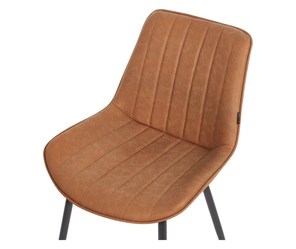 Étkezőszék kétdarabos szettben DUBROVNIK Műbőr Barna - 7