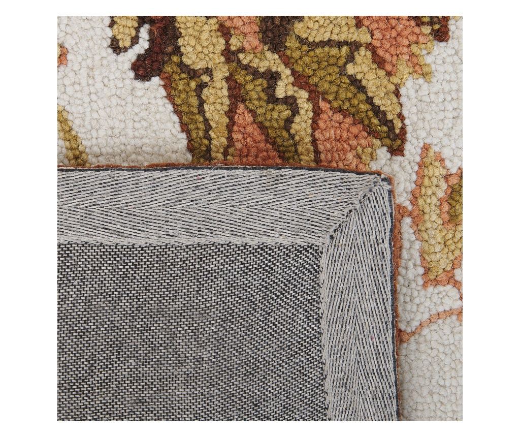 Szőnyeg EZINE Bézs 200 x 200 cm Gyapjú - 7