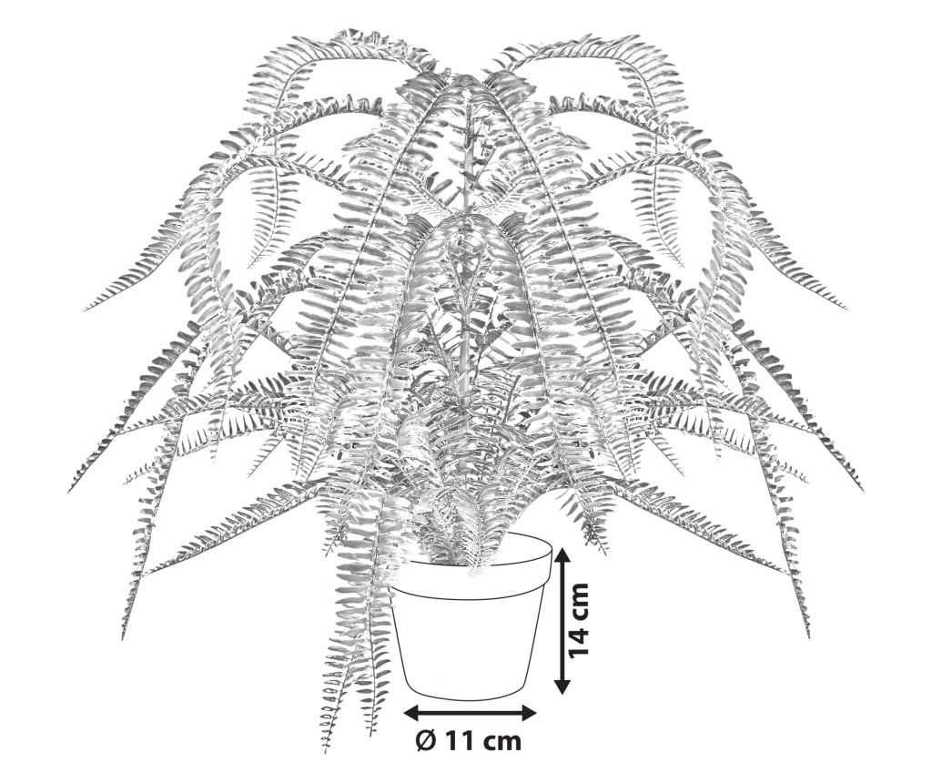 Műnövény FERN LEAF PLANT 105 cm Zöld - 3