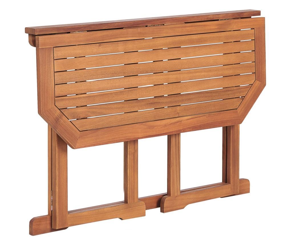 Erkély asztal TREIA 110 cm 47 cm Akácfa Barna - 6