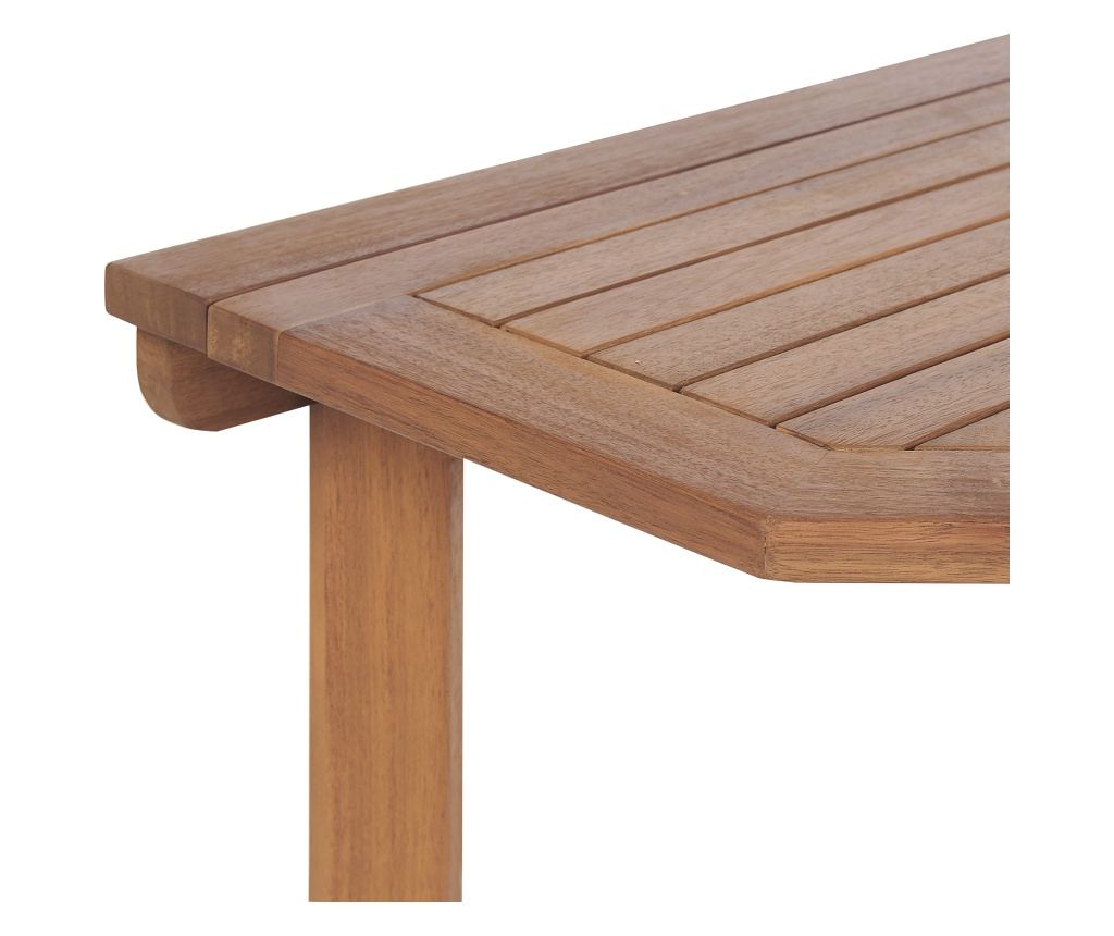 Erkély asztal TREIA 110 cm 47 cm Akácfa Barna - 7