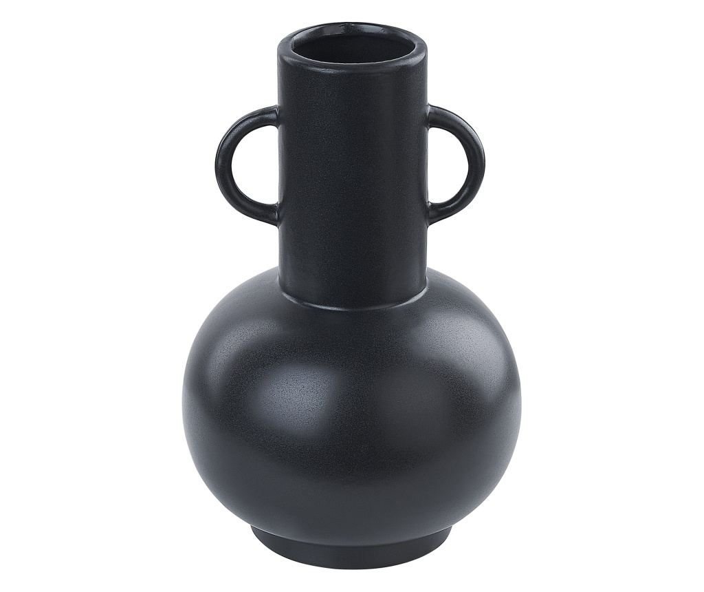 Virágtartó váza PEREA Kerámia 26 cm Fekete - 2