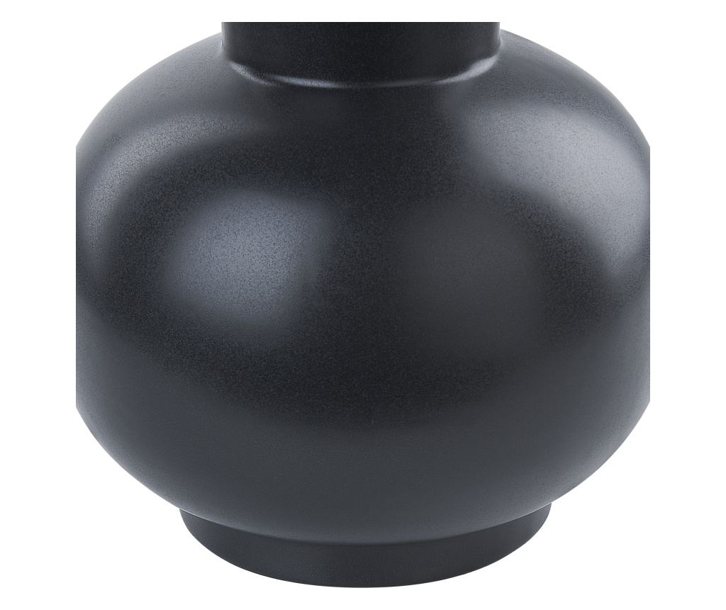 Virágtartó váza PEREA Kerámia 26 cm Fekete - 5