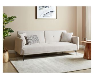 LUCAN 3-Seater Sofa Bed Light Beige