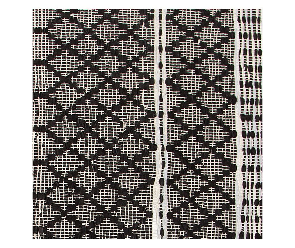 Szőnyeg FEHIMLI Fekete 80 x 150 cm Bőr - 4