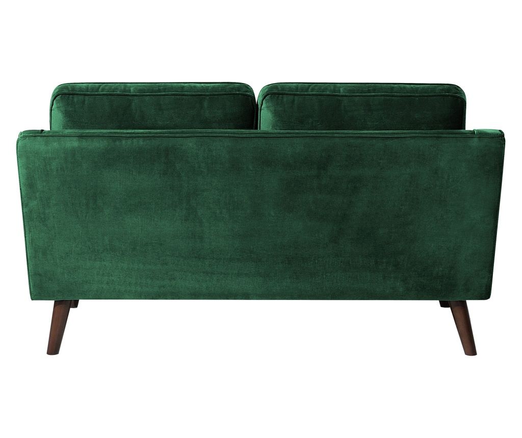 Kanapé 2 személyes LOKKA Bársony Smaragdzöld - 5