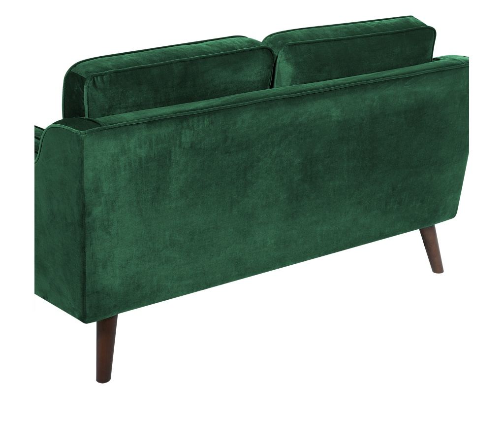 Kanapé 2 személyes LOKKA Bársony Smaragdzöld - 7