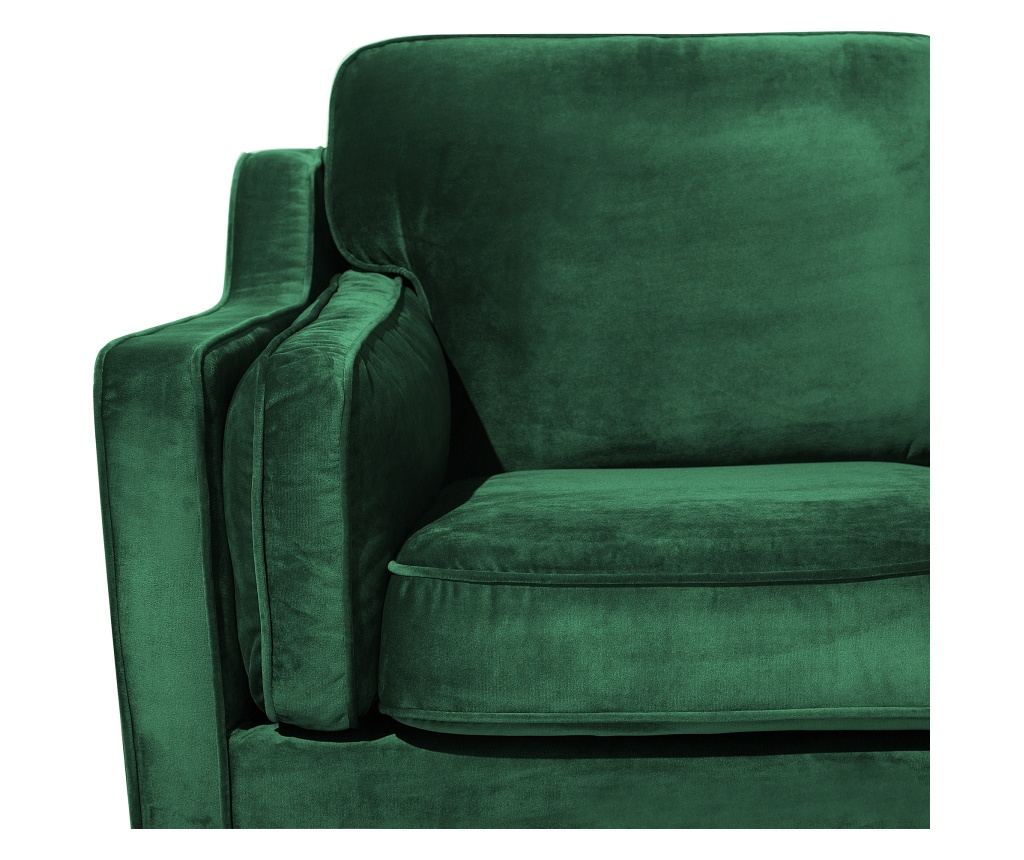 Kanapé 2 személyes LOKKA Bársony Smaragdzöld - 8