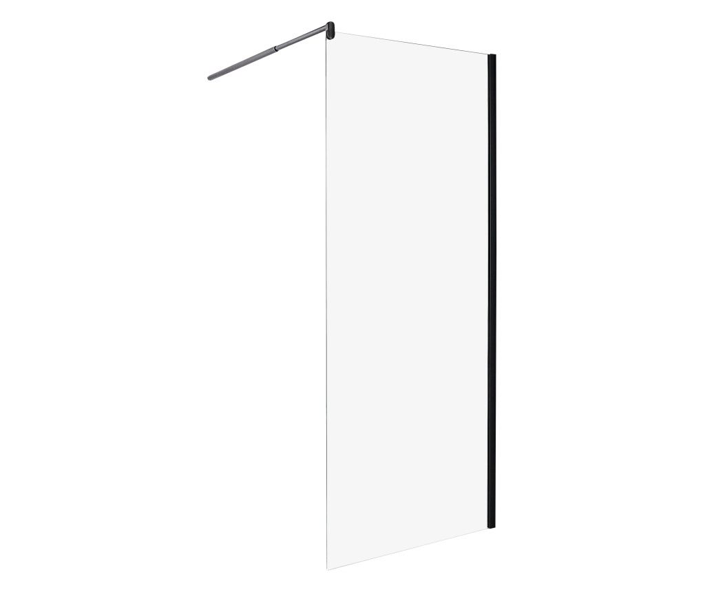 Zuhany paraván AHAUS 80 x 190 cm Fekete - 2