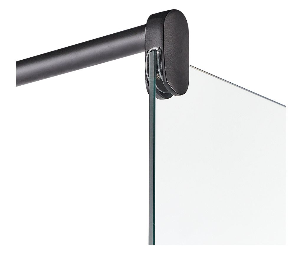 Zuhany paraván AHAUS 80 x 190 cm Fekete - 4