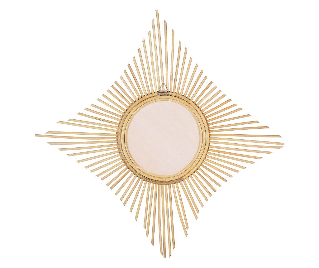 Falitükör MAJENE 60 cm 60 cm Rattan Természetes - 4