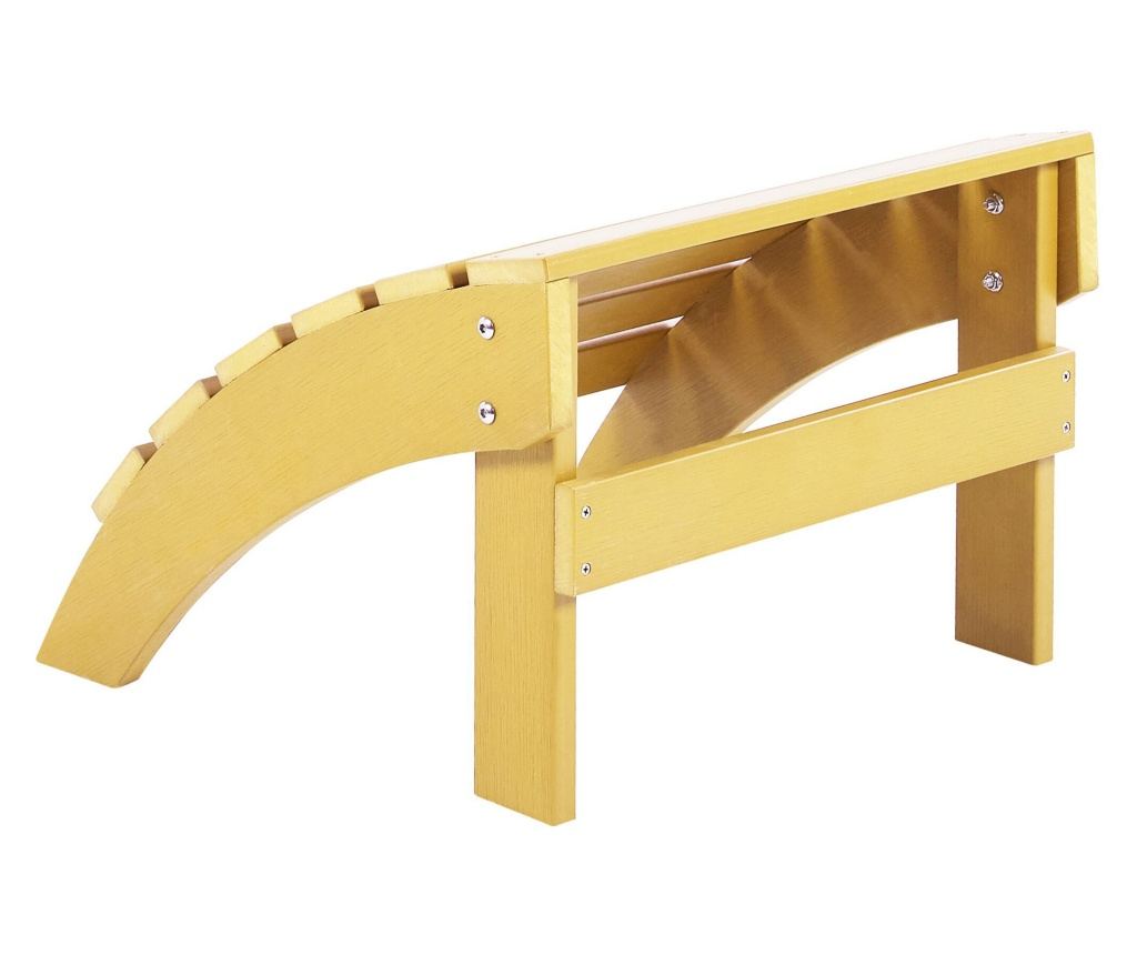 Kerti lábzsámoly ADIRONDACK Sárga - 4