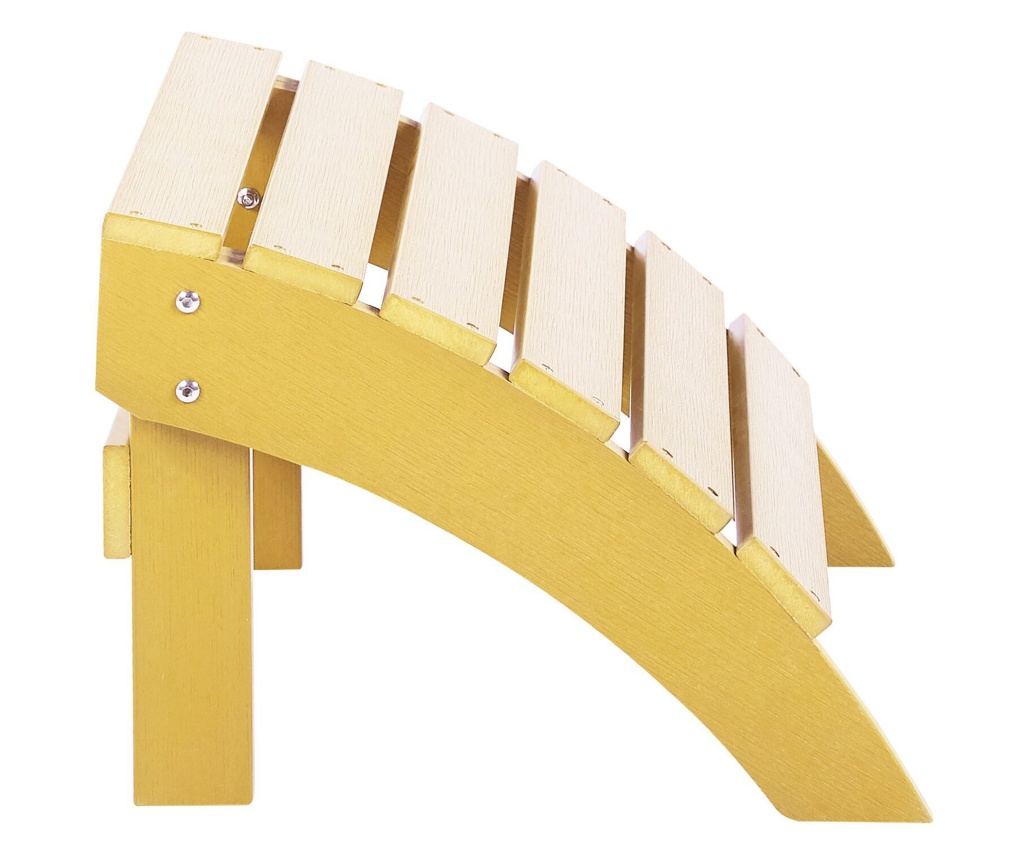 Kerti lábzsámoly ADIRONDACK Sárga - 5