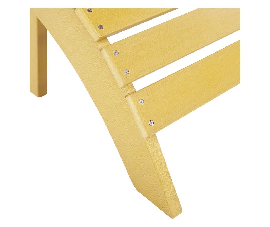 Kerti lábzsámoly ADIRONDACK Sárga - 6