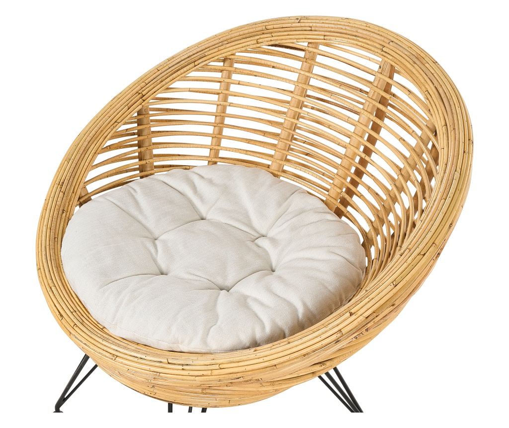 Kerti szék MARATEA Rattan Természetes - 6