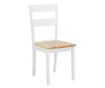 Étkezőszék kétdarabos szettben GEORGIA Keményfa Fehér thumbnail 2