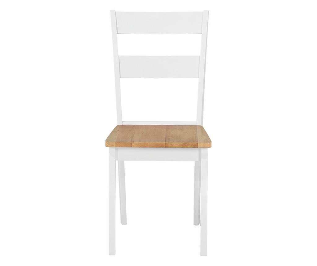 Étkezőszék kétdarabos szettben GEORGIA Keményfa Fehér - 5