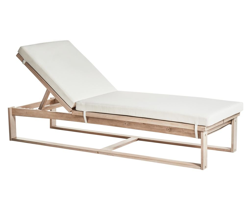 Napozóágy párnával AZZANELLO Akácfa Törtfehér - 2