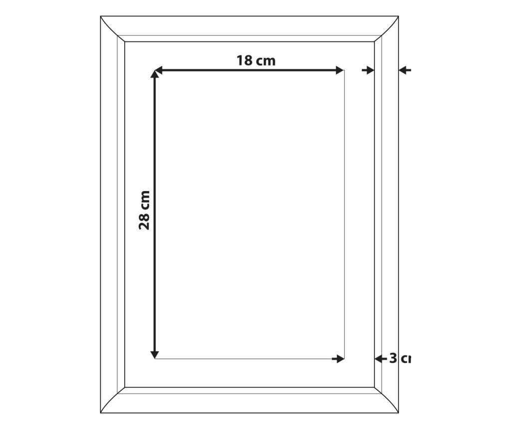 Keretezett fali poszter KAYES Állatmintás 30 x 40 cm Kék - 3