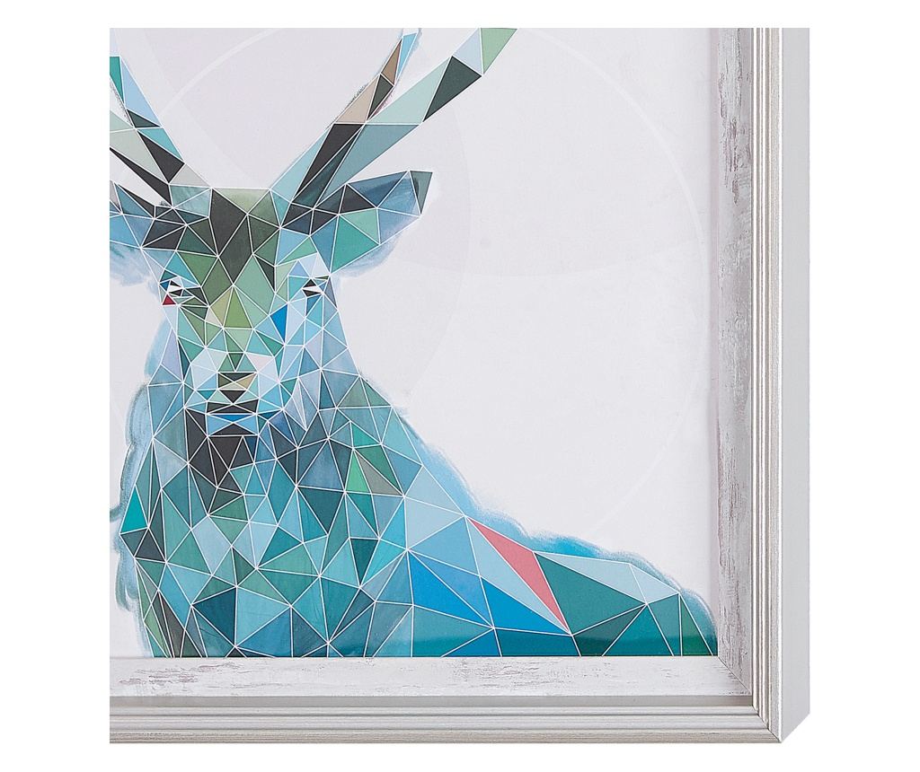 Keretezett fali poszter KAYES Állatmintás 30 x 40 cm Kék - 5