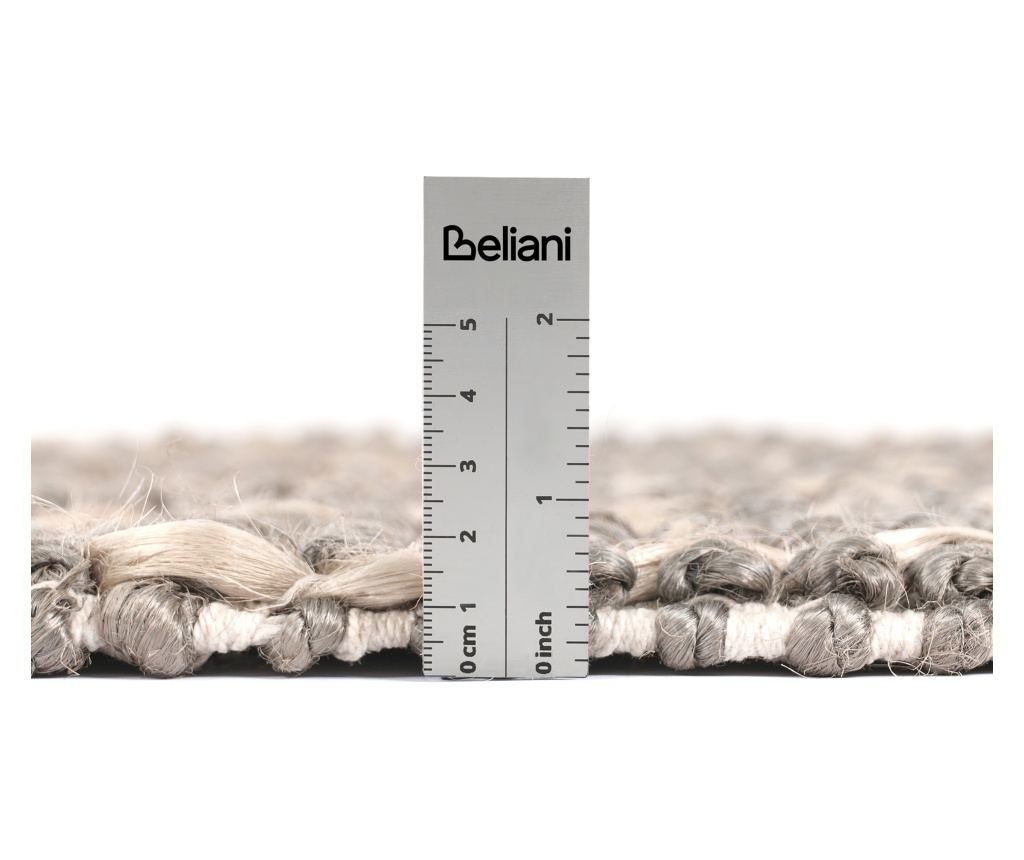 Szőnyeg TELLIKAYA Szürke 200 x 300 cm Juta zsákvászon - 8