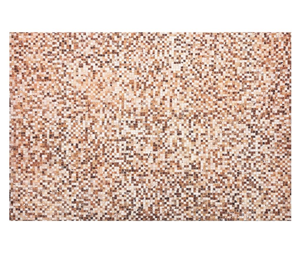 Szőnyeg TORUL Barna 160 x 230 cm Bőr - 4