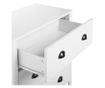 Háromfiókos komód DONOVAN Fehér thumbnail 1