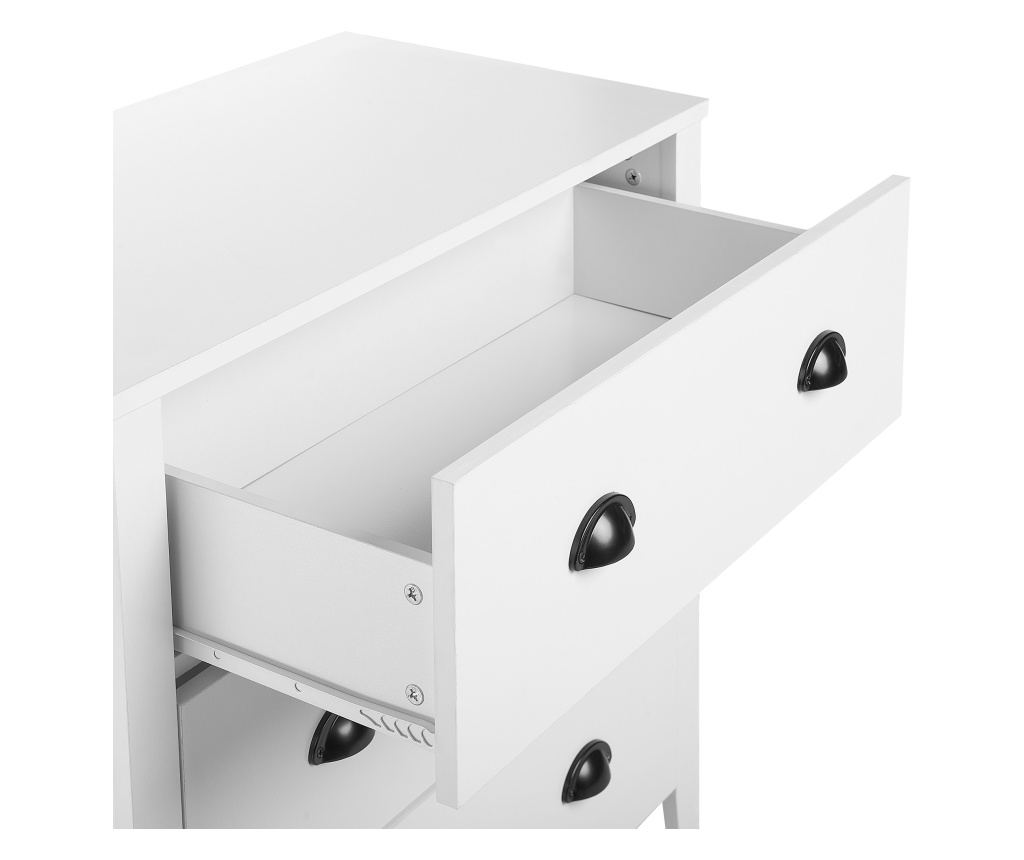 Háromfiókos komód DONOVAN Fehér - 1