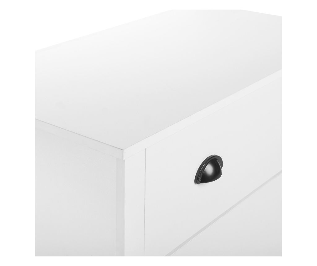 Háromfiókos komód DONOVAN Fehér - 2