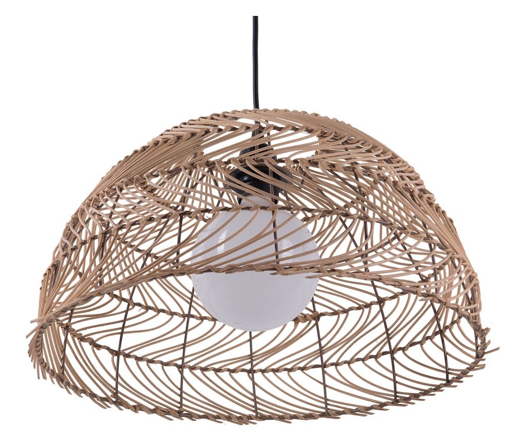 Függőlámpa SELENGE Rattan Világosbarna - 4