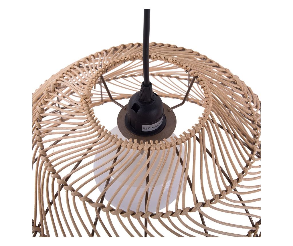 Függőlámpa SELENGE Rattan Világosbarna - 6