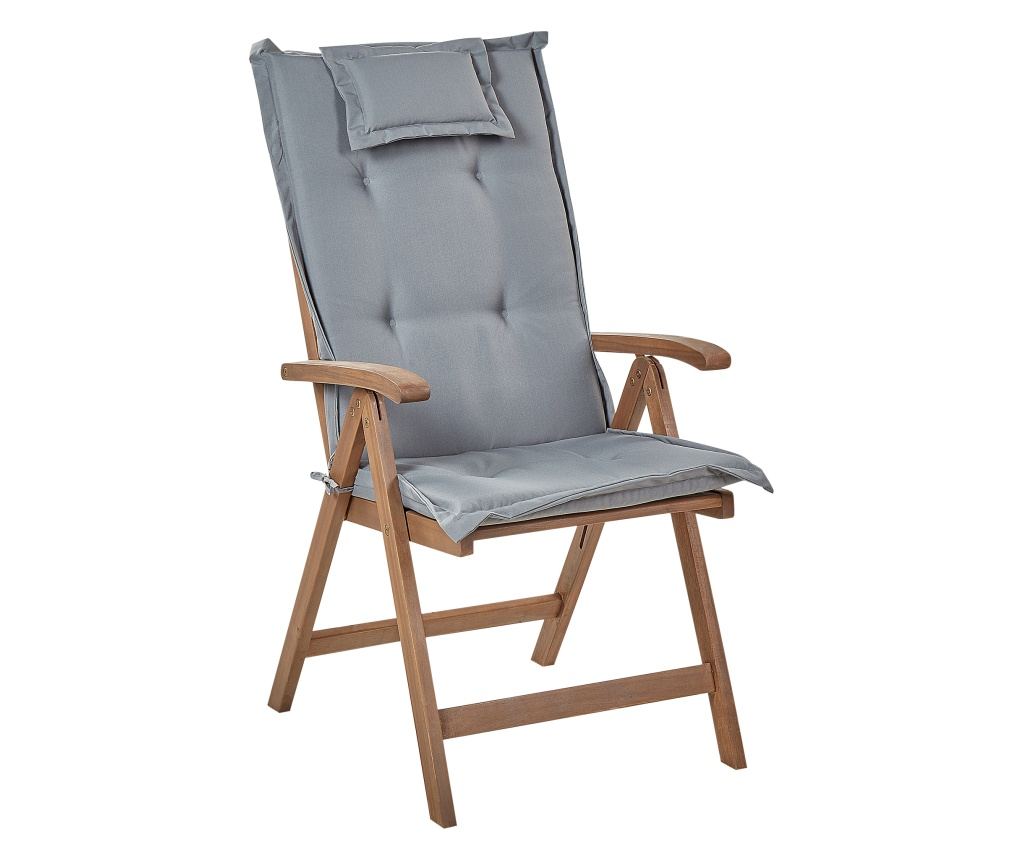 Hatdarabos székszett ülőpárnával AMANTEA Akácfa Szürke - 4