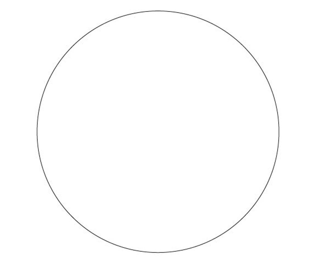 Szőnyeg INCIK Bézs ø 140 cm Juta zsákvászon - 3
