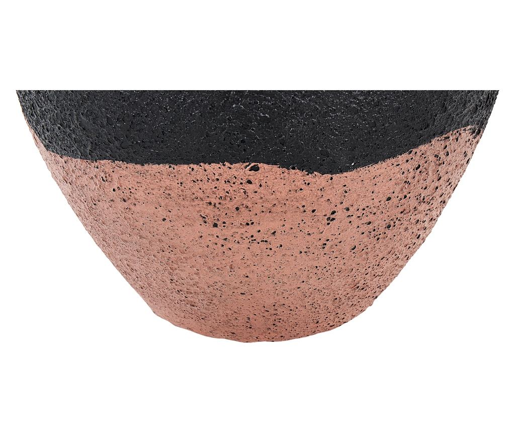 Dekor váza DAULIS Kerámia 31 cm Fekete - 6