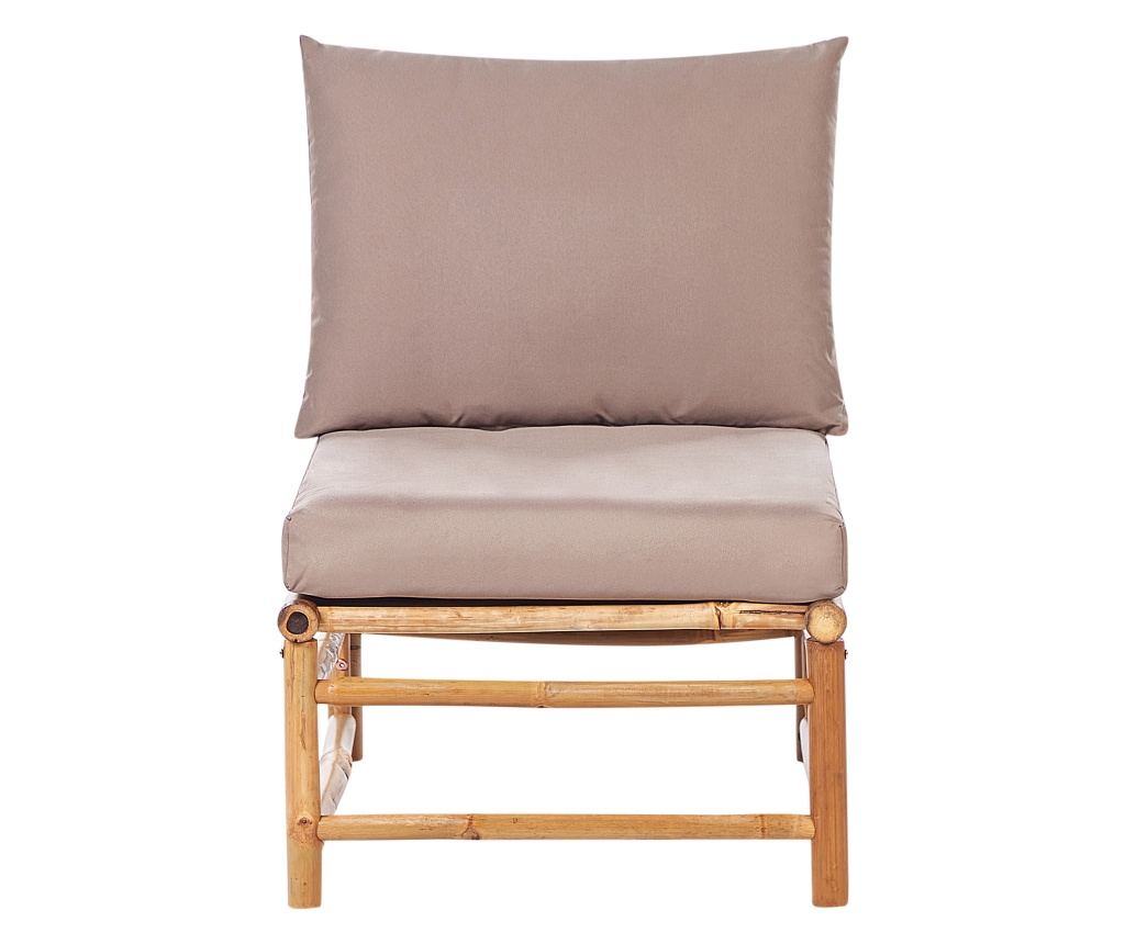 Kerti sarok ülőgarnitúra 5 személyes CERRETO Bal oldali Bambusz Tópszín - 1