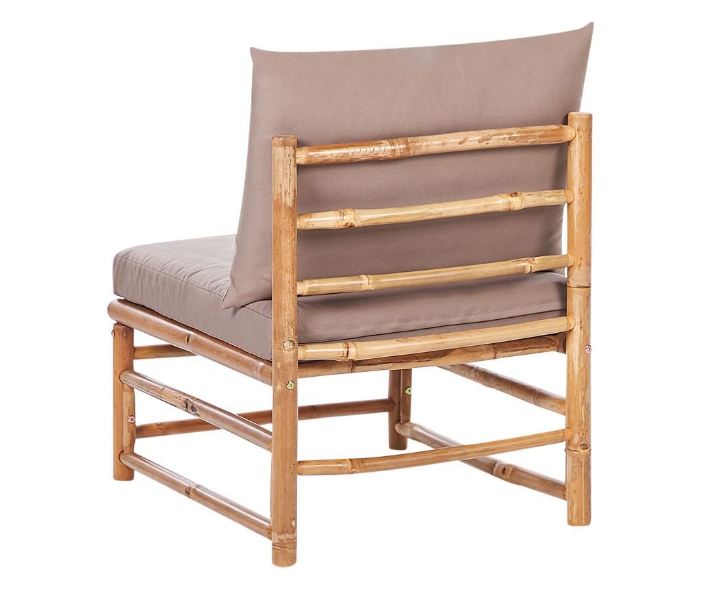 Kerti sarok ülőgarnitúra 5 személyes CERRETO Bal oldali Bambusz Tópszín - 2