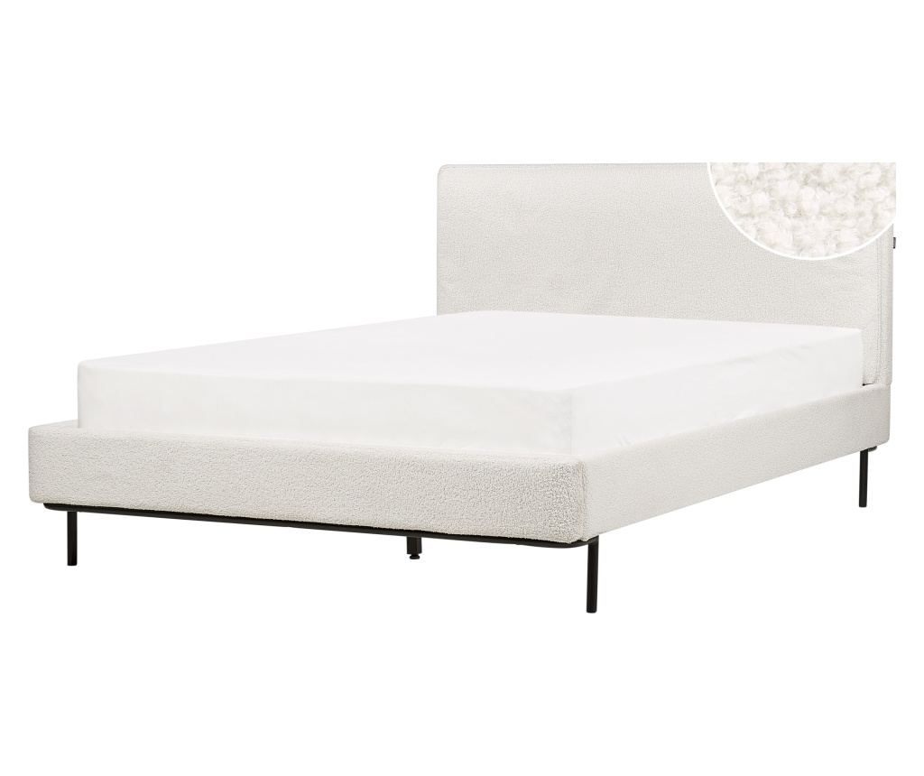 Ágy Buklé CORIO 140 x 200 cm Törtfehér - 2