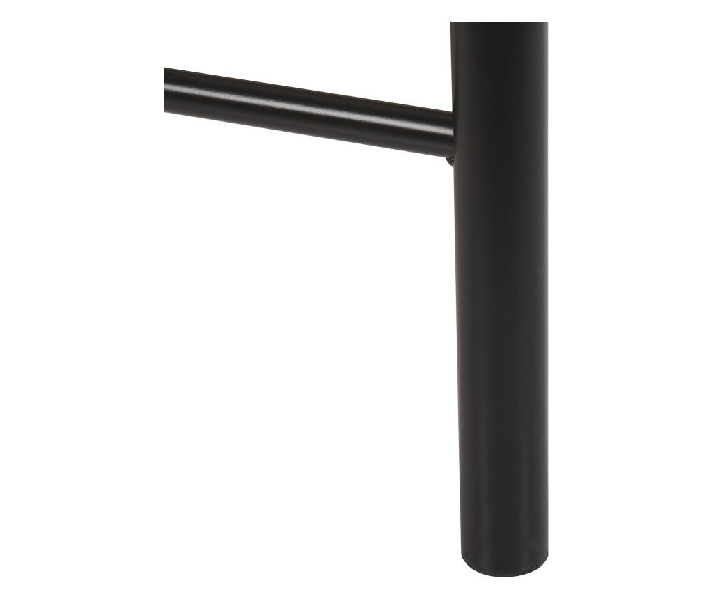 Ágy Fém ANTLIA 160 x 200 cm Fekete - 9