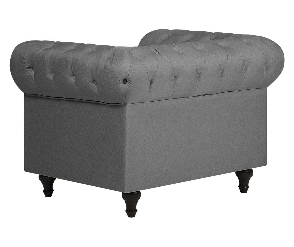 Fotel CHESTERFIELD Világosszürke - 5