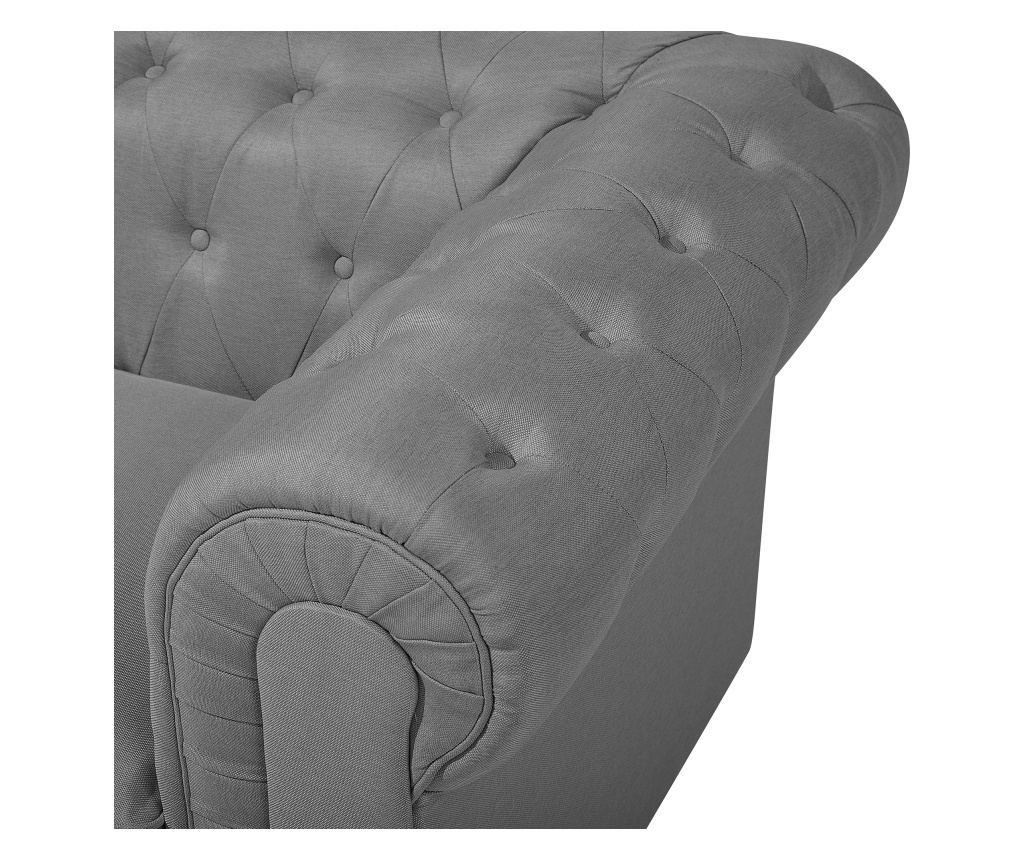 Fotel CHESTERFIELD Világosszürke - 7