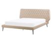 Ágy Műbőr ESSONNE 160 x 200 cm Bézs thumbnail 2