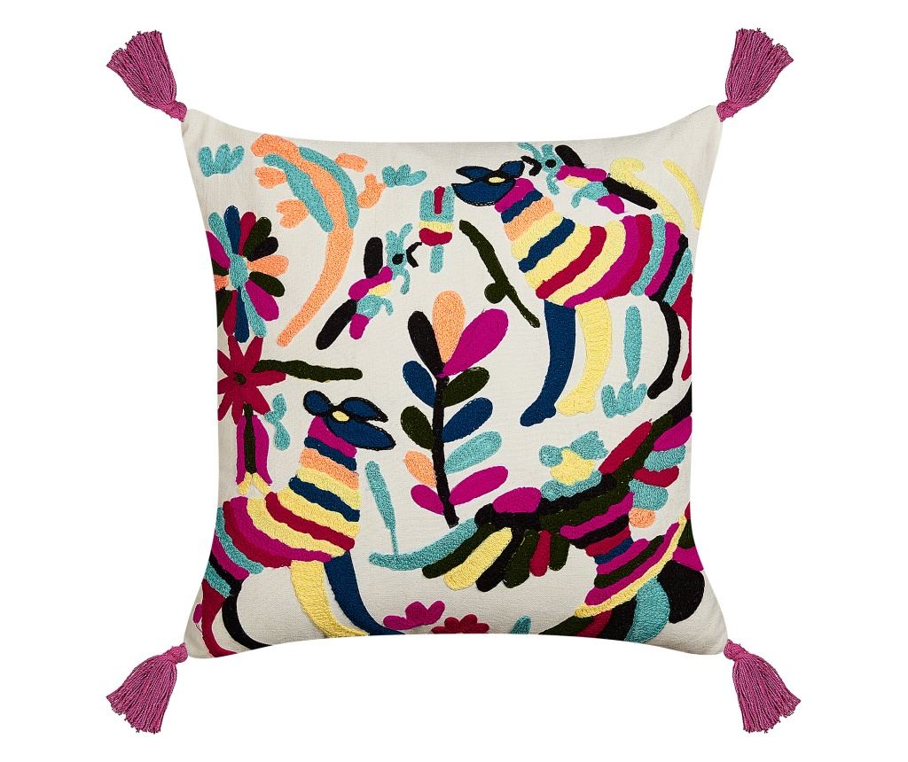 2 db díszpárna RAIGANJ Pamut 50 x 50 cm Színes Absztraktmintás - 4