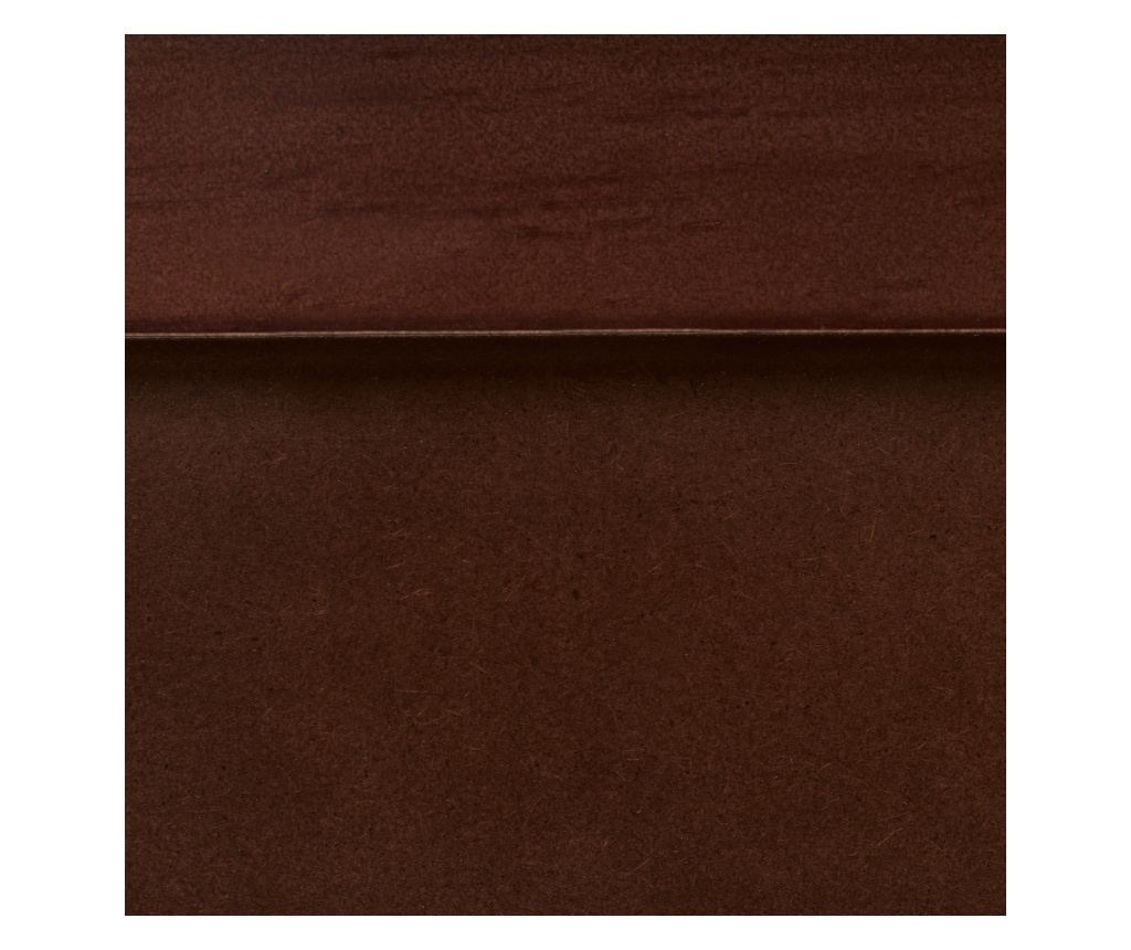 Ágy Fenyő MAYENNE 160 x 200 cm Sötétbarna - 13