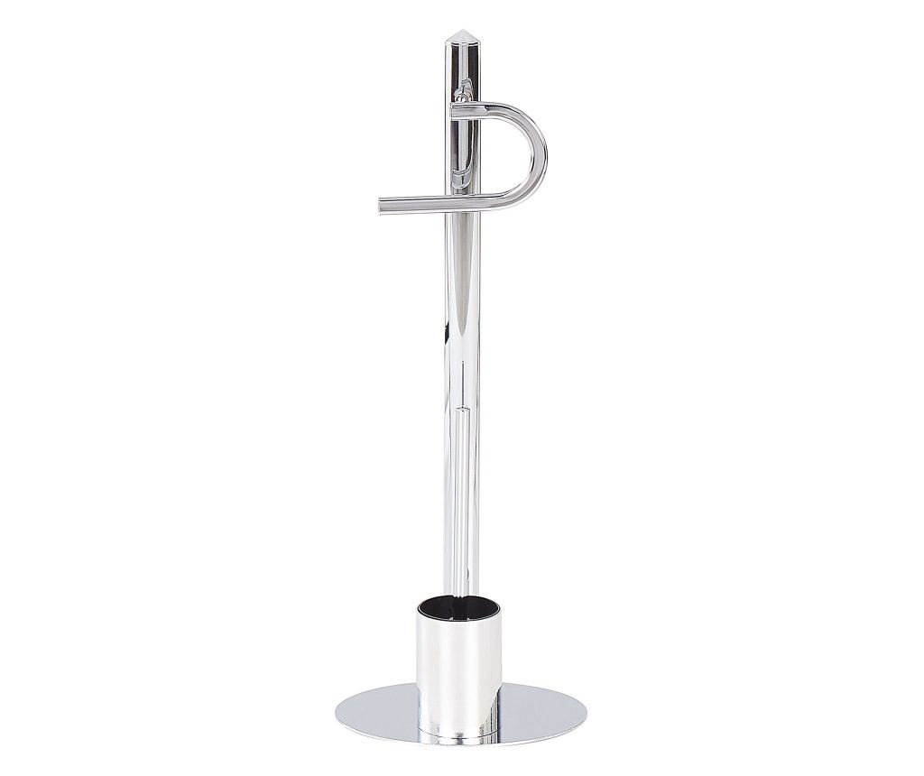 WC-papír és kefe tartó SARTO Fém Ezüst - 4