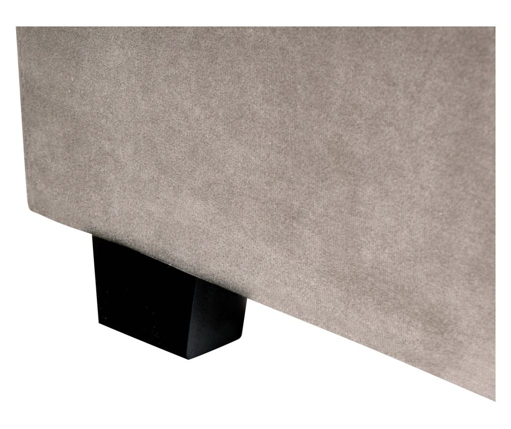 Ágy Bársony VINCENNES 160 x 200 cm Tópszín - 10