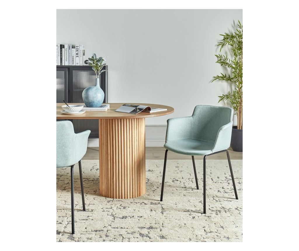 Étkezőszék kétdarabos szettben BELFIELD Mentazöld - 1