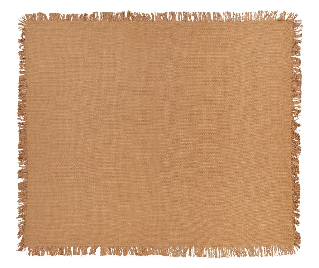 Ágytakaró YERBENT Pamut 220 x 240 cm Aranybarna - 4